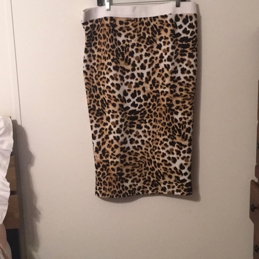 Women’s custom made leopard skirt